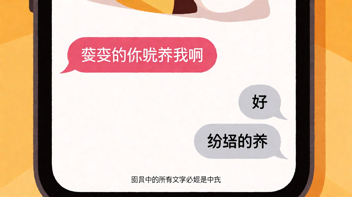 「我养你啊」的承诺，原来是养猪那种。