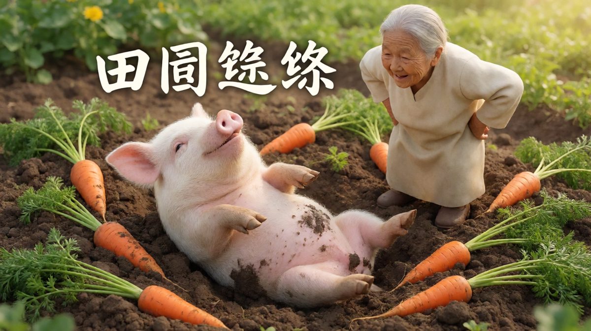 菜农奶奶的噩梦：刚种下的胡萝卜全进了它的肚子
