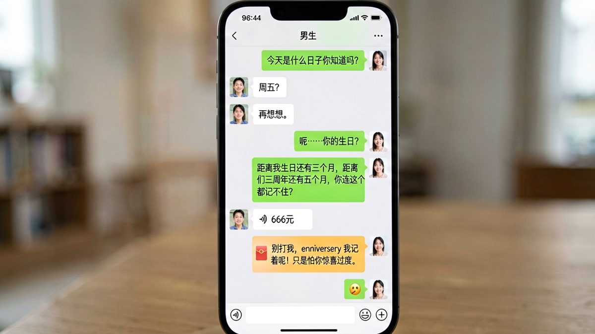 先吓唬再发红包，直男的求生欲拉满