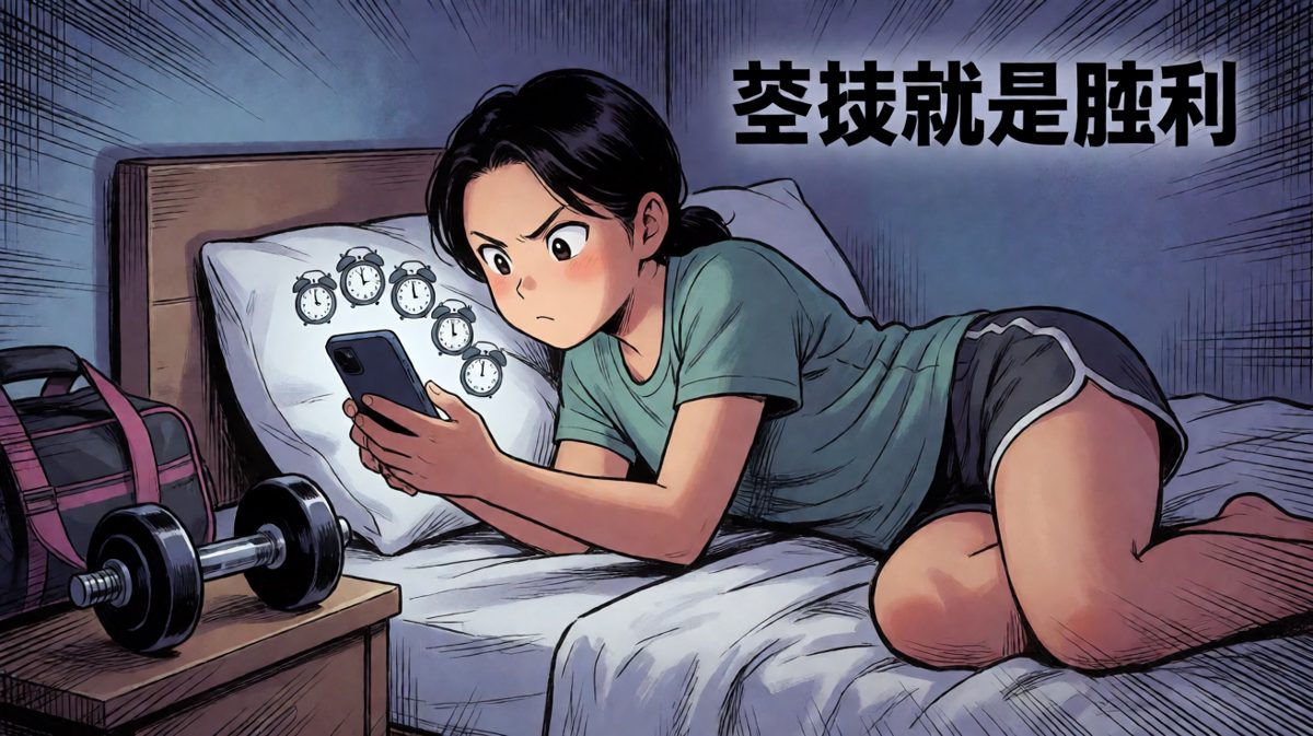 深夜斗志昂扬，一口气设了五个闹钟！