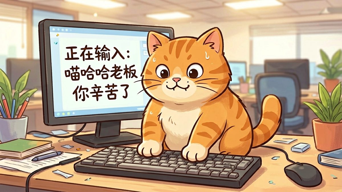 主子帮你'远程办公'，结果全发到了公司大群。