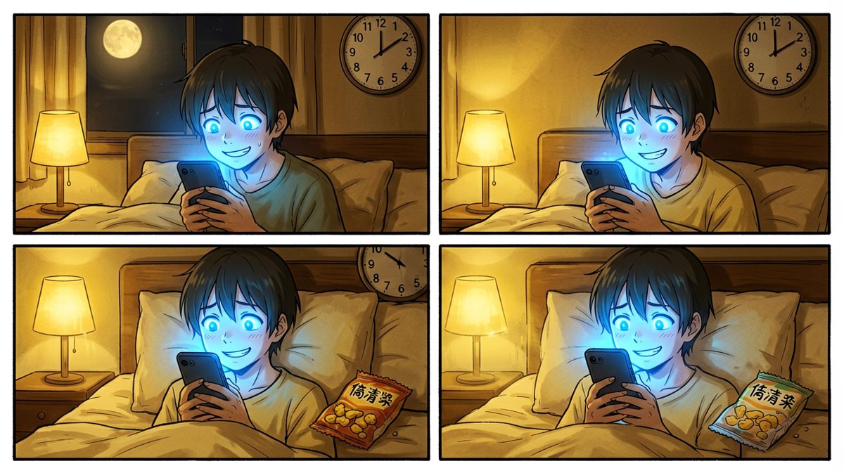 早起？不存在的。晚上熬夜，才是我唯一主动的选择。