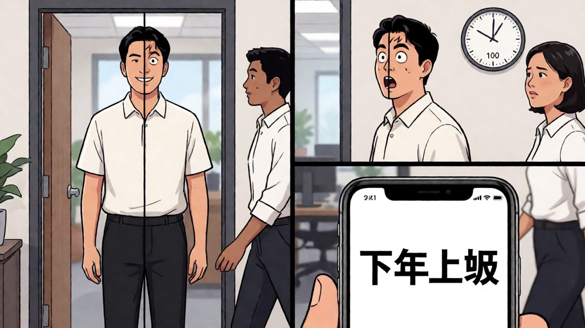 猛然想起——明天才是工作日，今天周六，自己白激动了整整一早上！