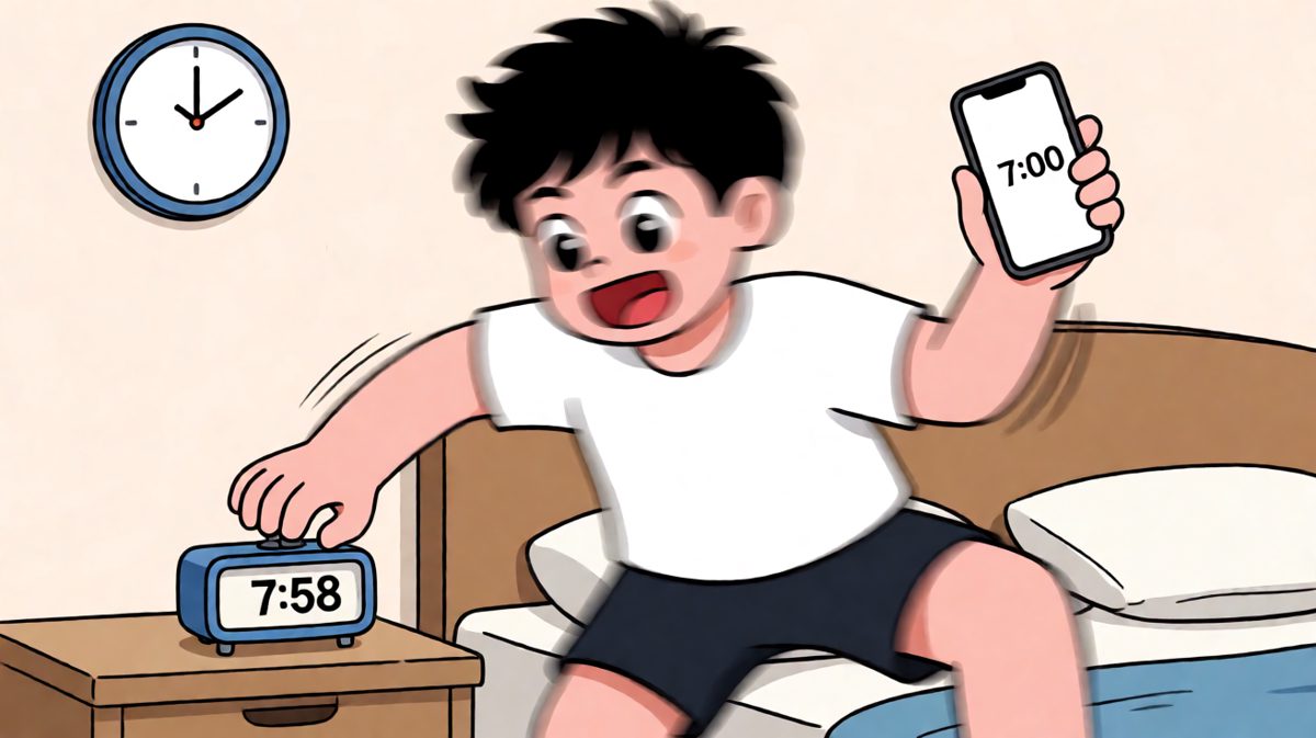 什么！八点！我全勤奖啊！