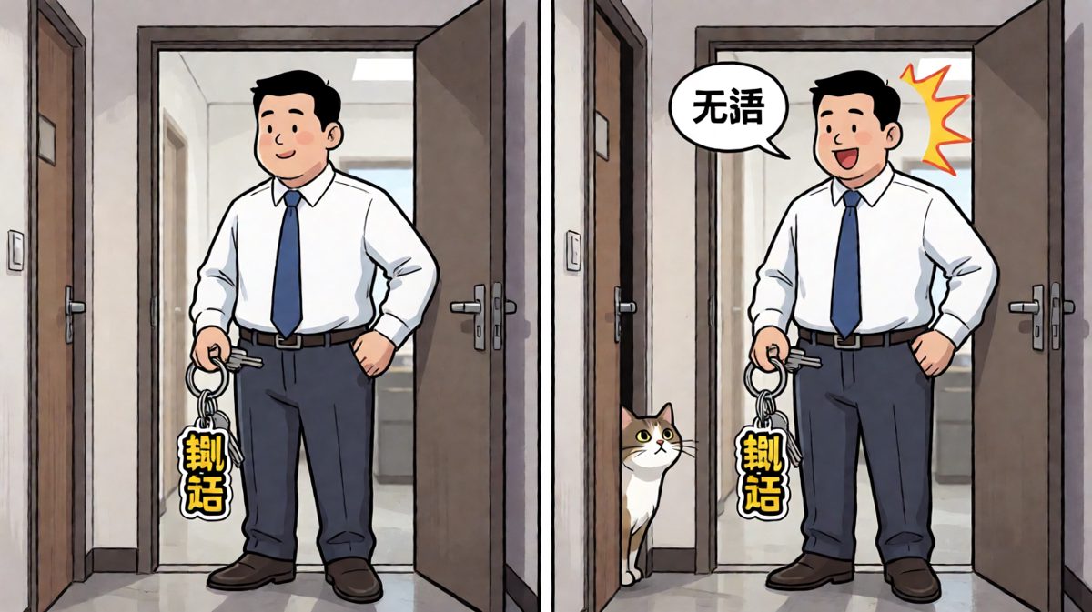 原来钥匙一直在自己裤兜里，整个人都不好了