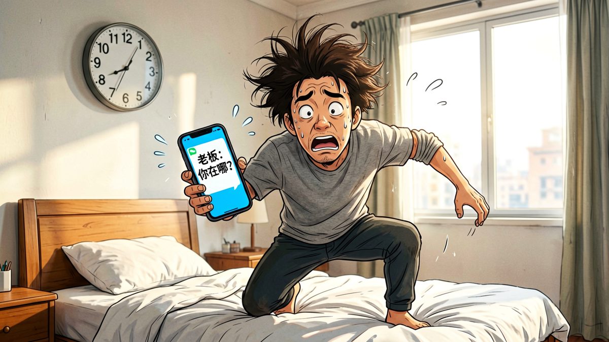 惊醒发现迟到了