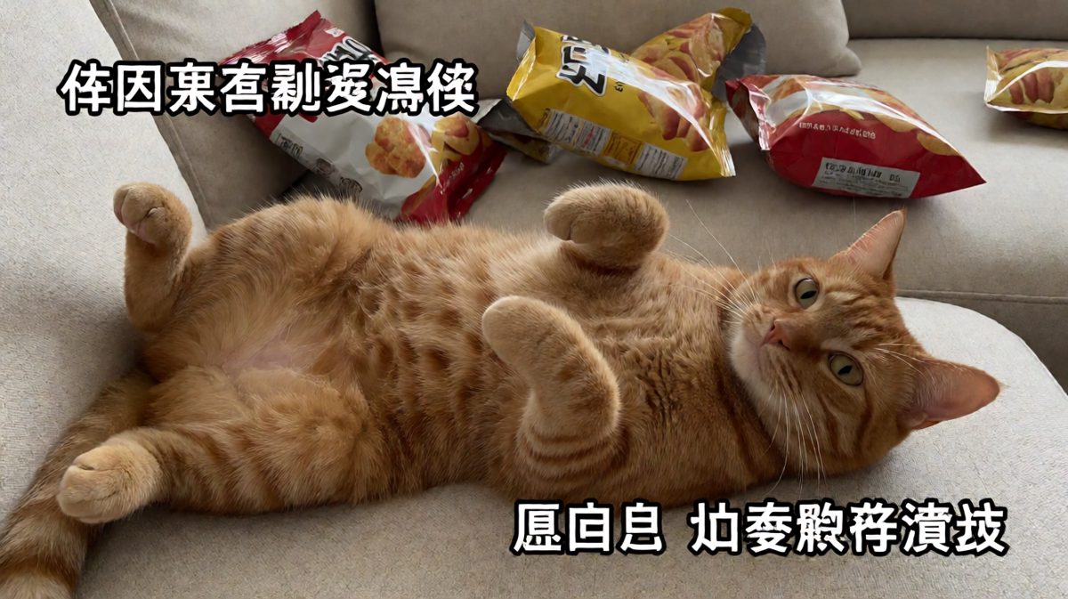 当猫生进入'省电模式'