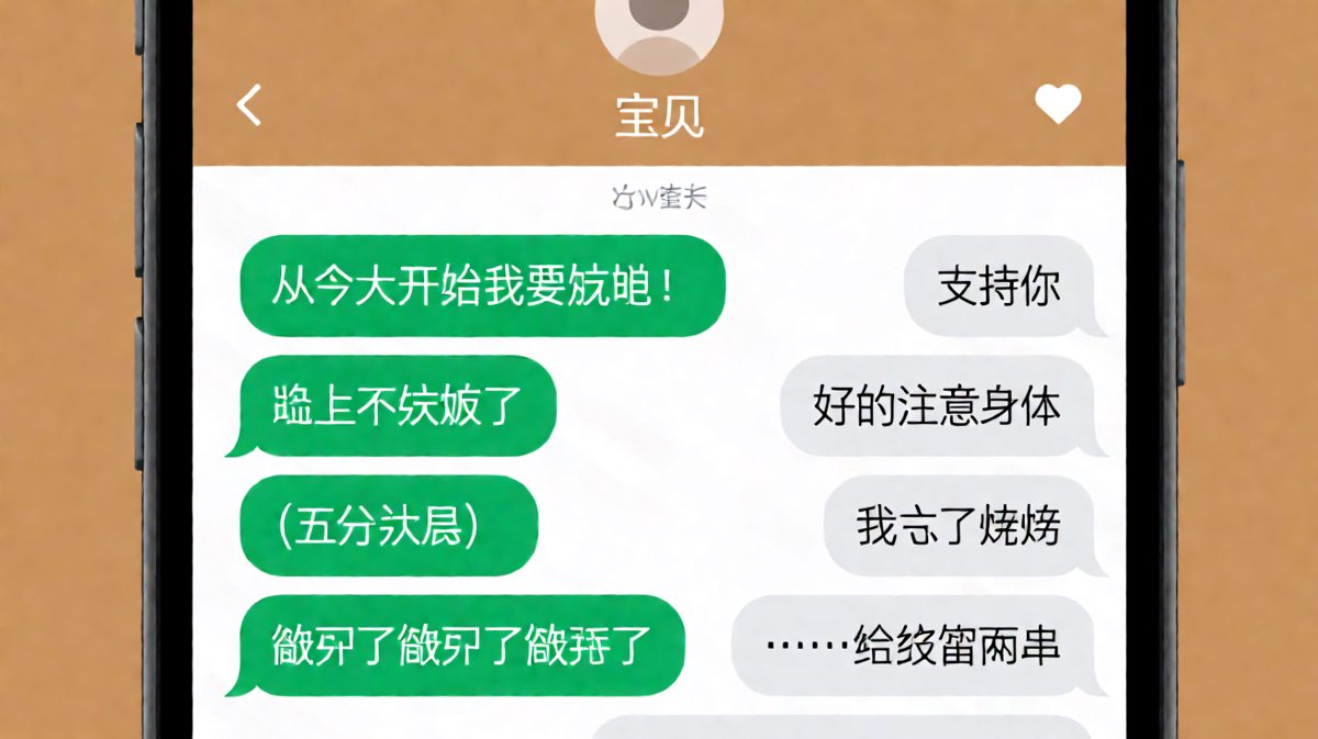 减肥宣言五分钟后破灭的搞笑实录。