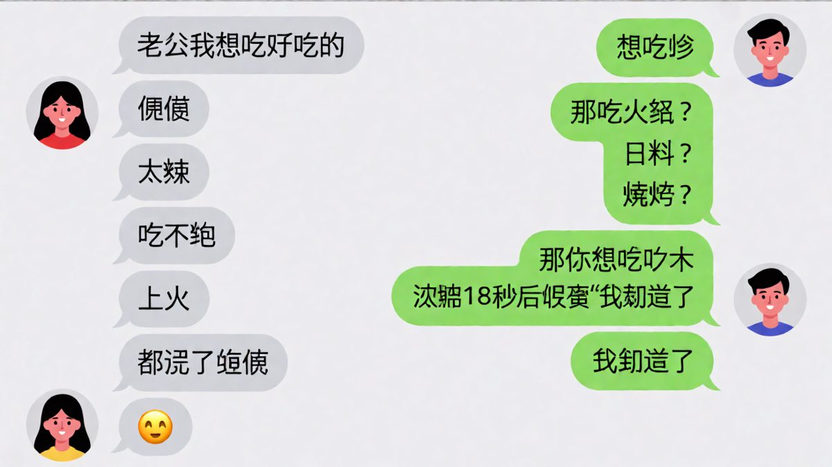 随便轮回：男生死于'随便'之手的第N次记录