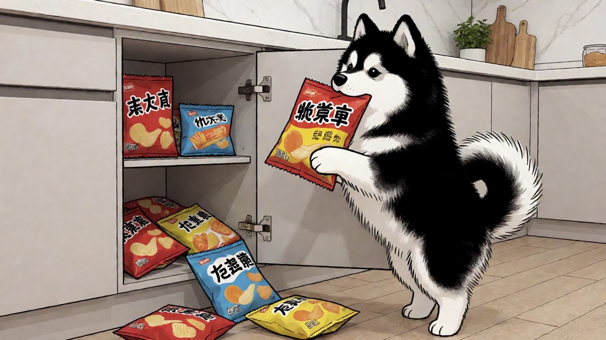 「不是我！是风开的！」