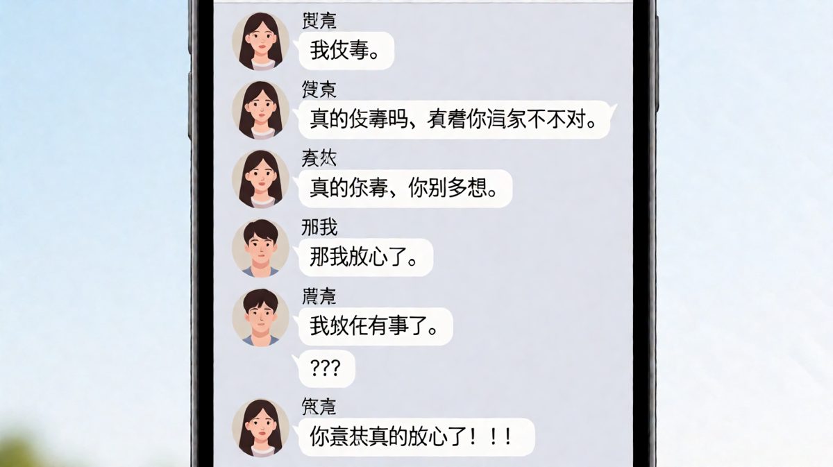 「我没事」的潜台词，他居然一次都没猜错过。
