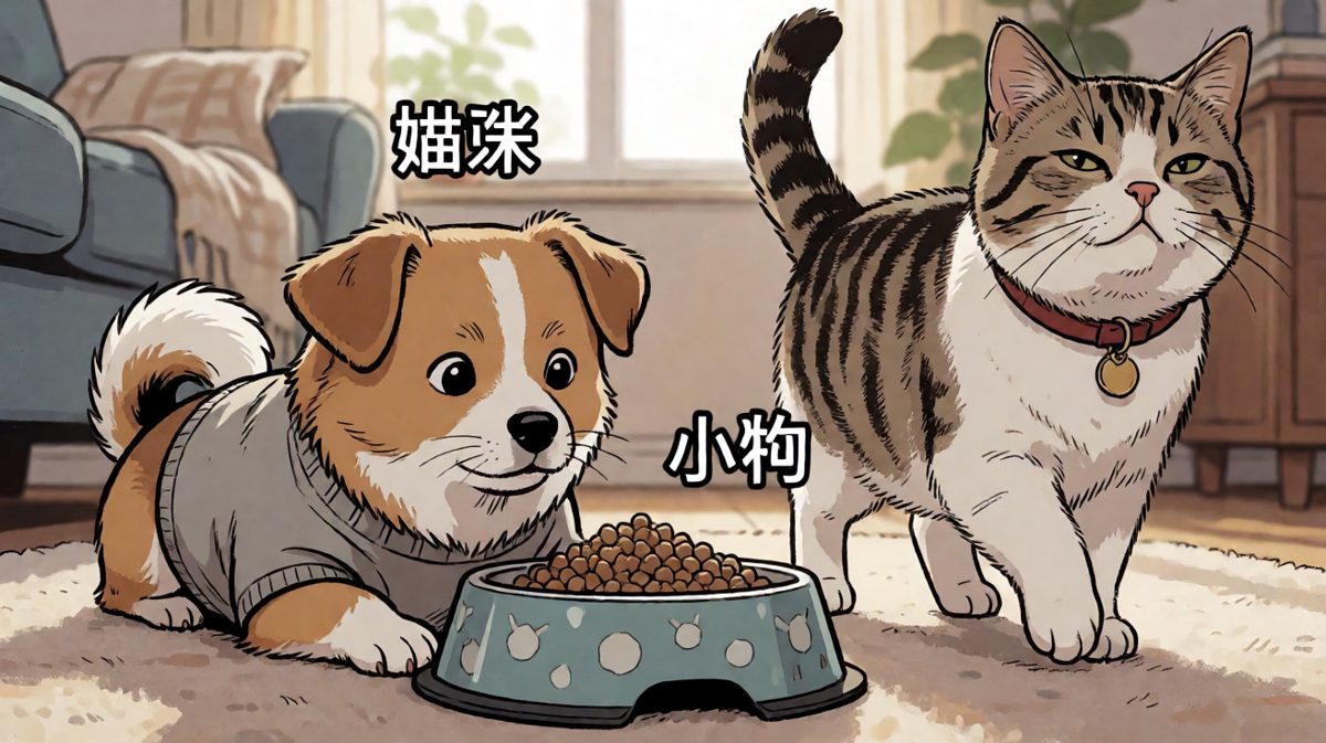 为什么我的饭这么小？还有，这是什么奇怪的味道？