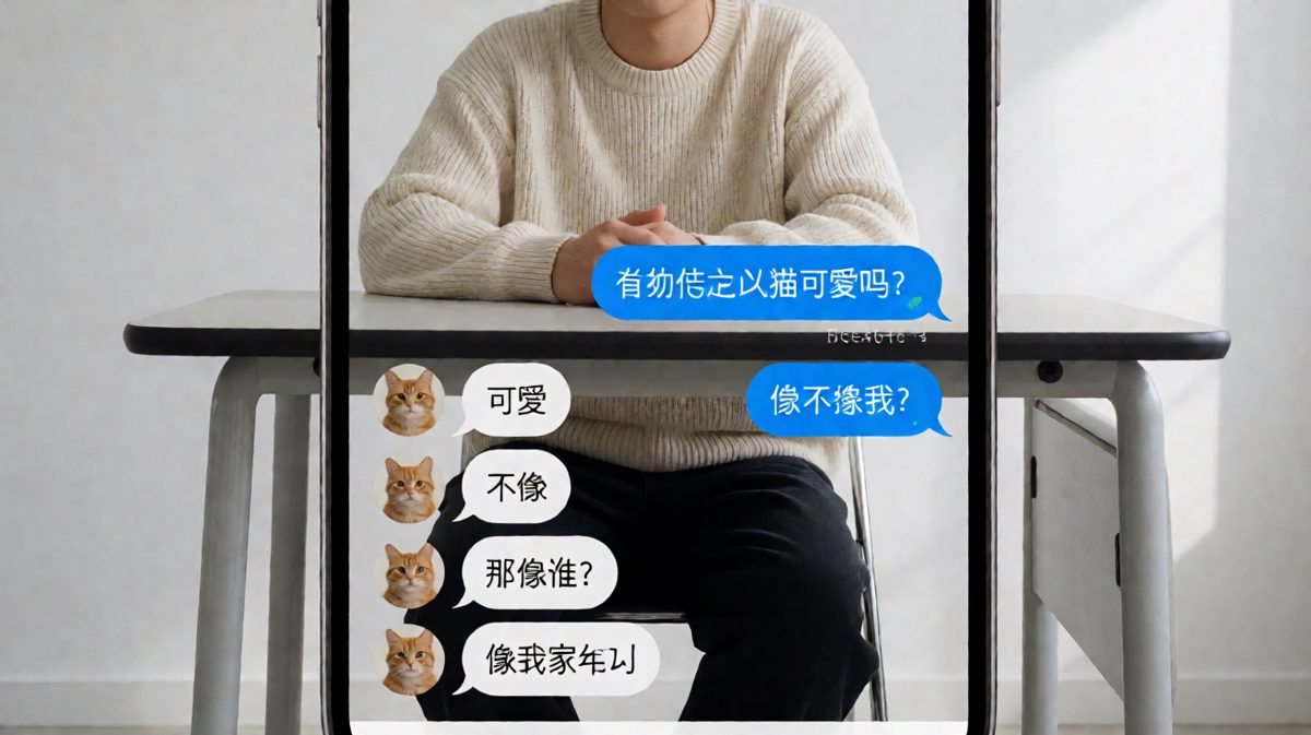 男生试图撒娇求关注，却被类比成宠物猫