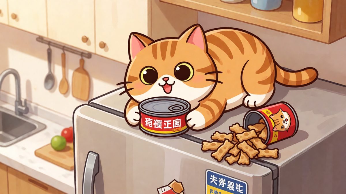 深夜厨房的鼠辈，现在被抓个正着