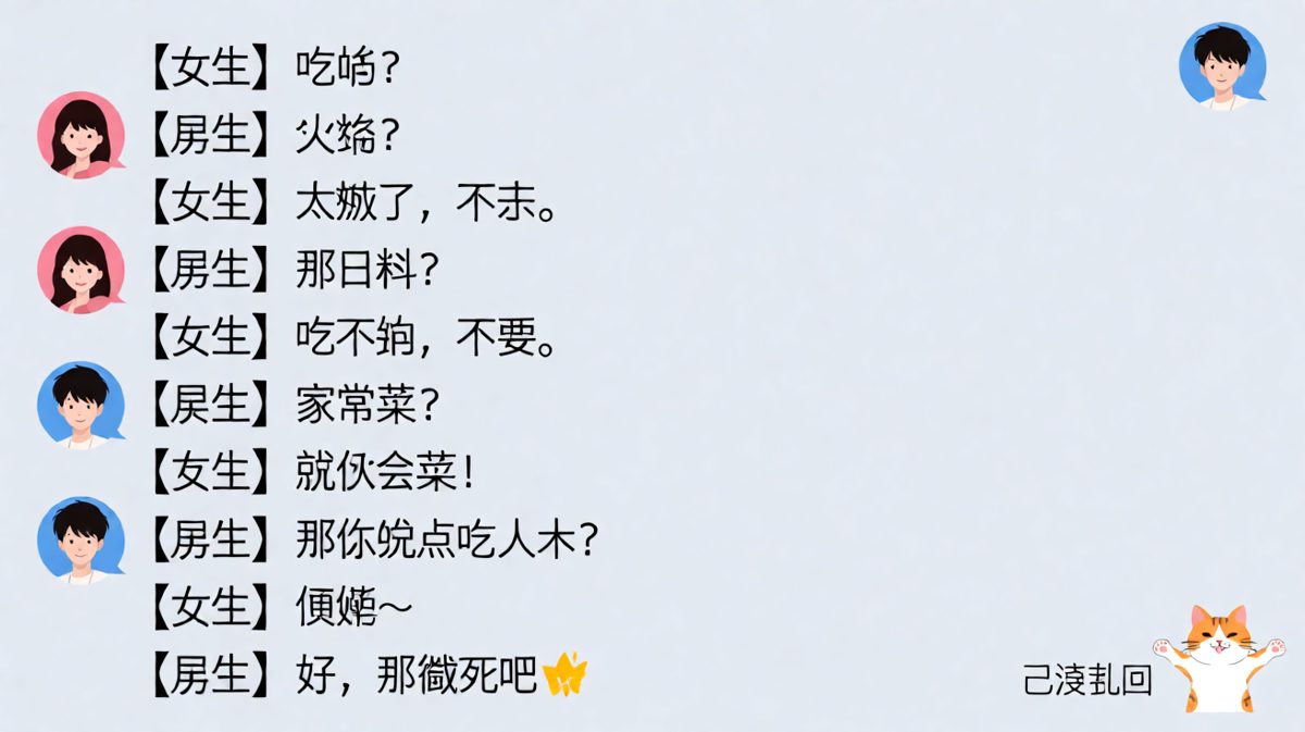 「随便」二字的终极反杀，男生终于不再配合演出