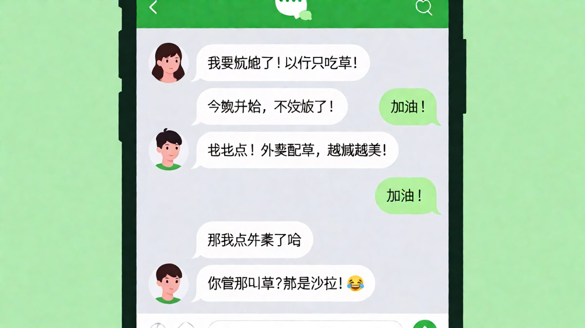 女生的减肥宣言，在三分钟内被外卖软件击碎