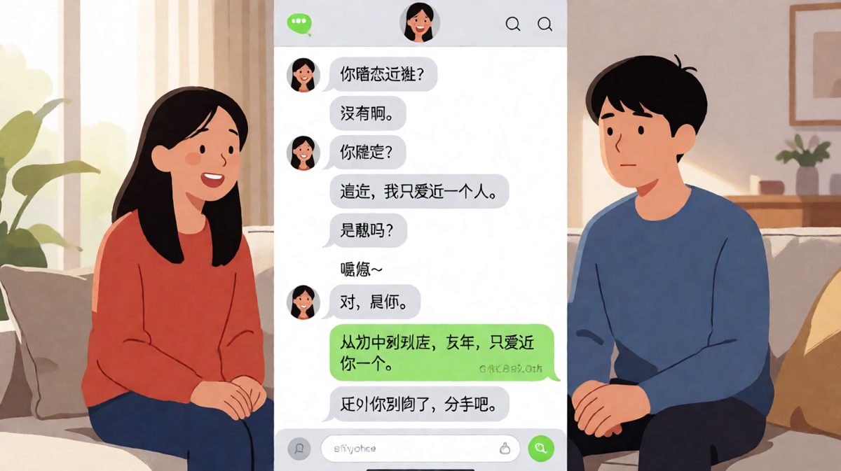 深情告白后紧接一个回旋镖，精准命中