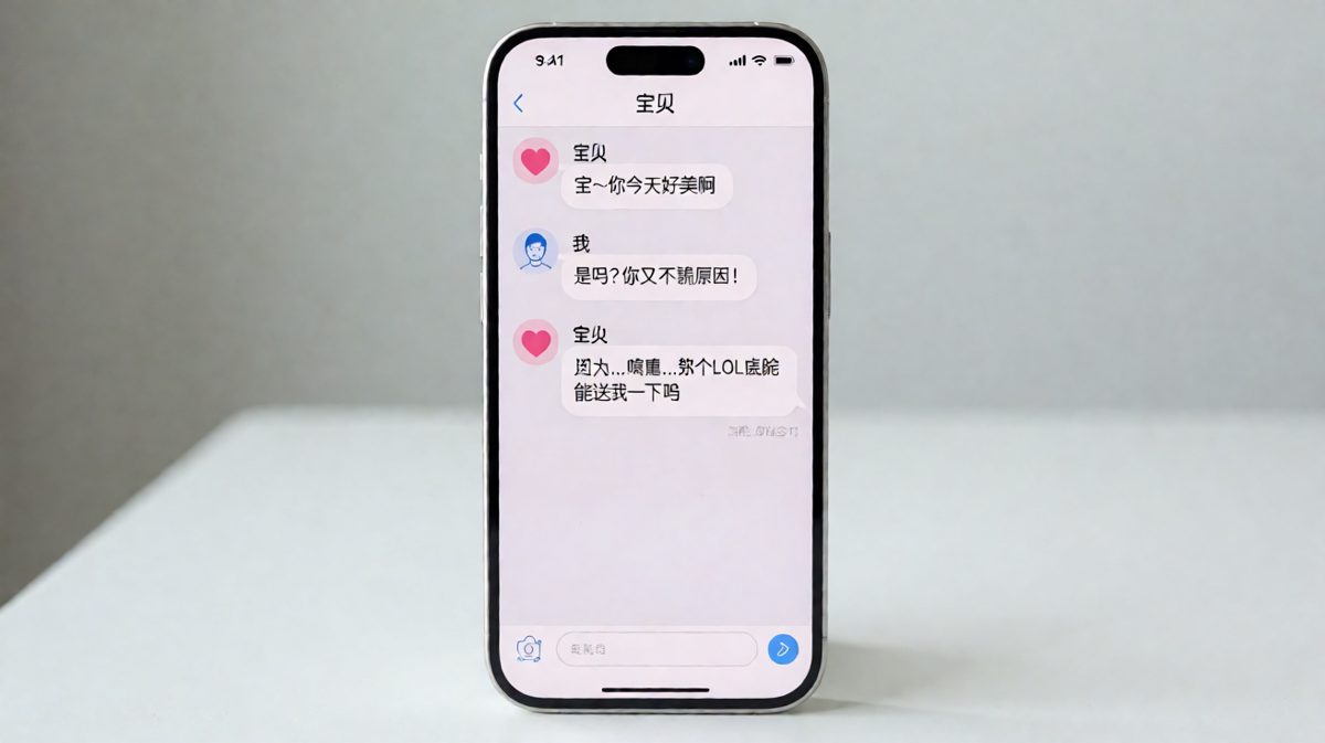 甜言蜜语之后，原来是想要皮肤