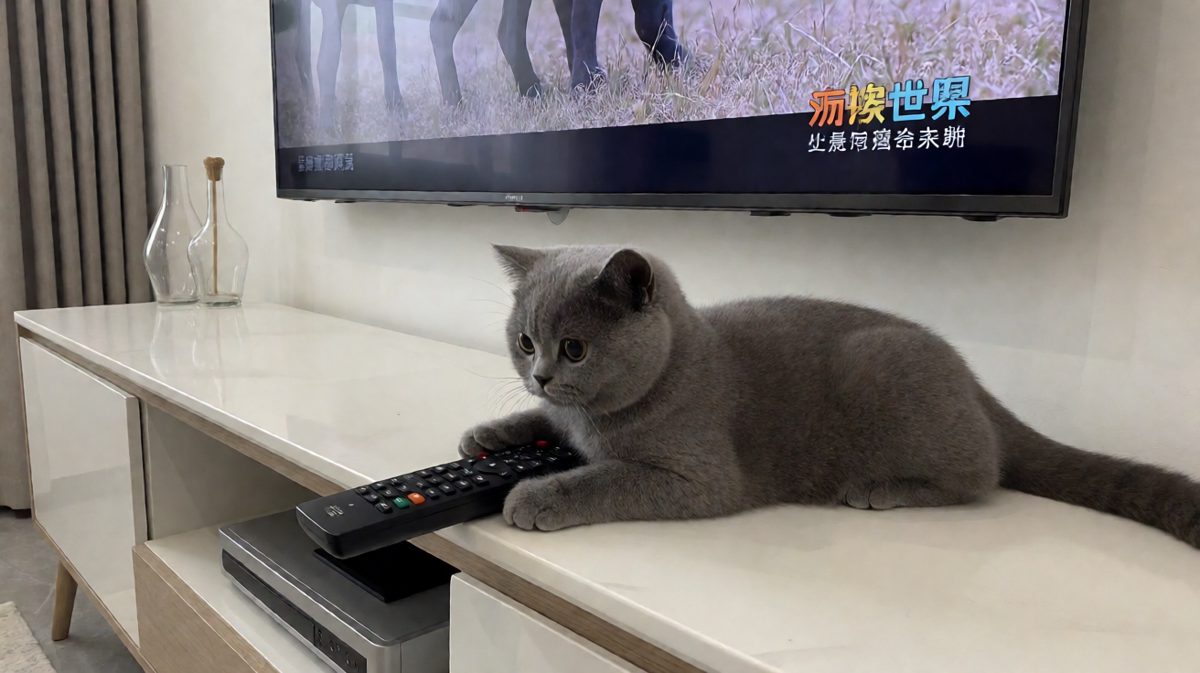 蓝猫：这个遥控板为什么不播小鱼干广告