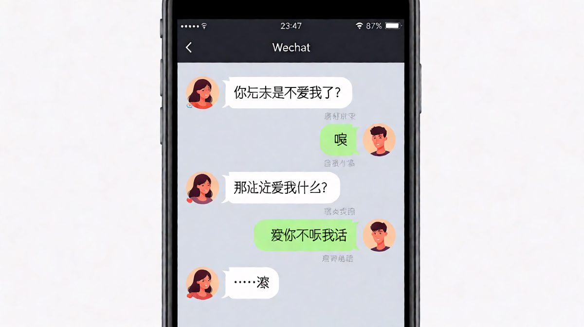 「你是不是不爱我了？」——直男的反杀总是出人意料。