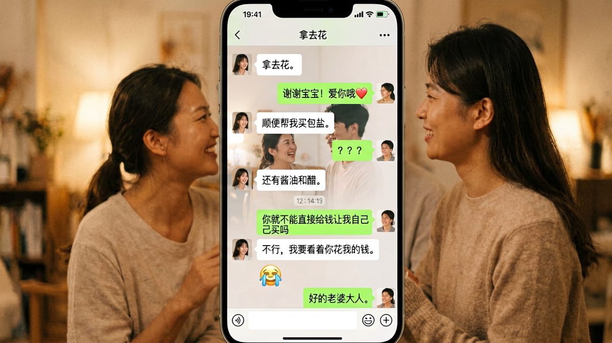 转账五块还要被指派采购，这就是爱情的代价