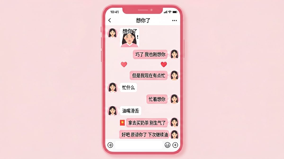 男生的情话技能突然上线 甜到齁的反转对话