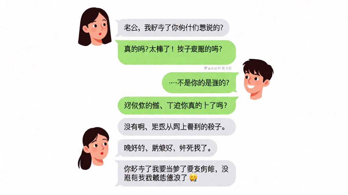 假孕测试暴露真心话：渣男语录一键还原