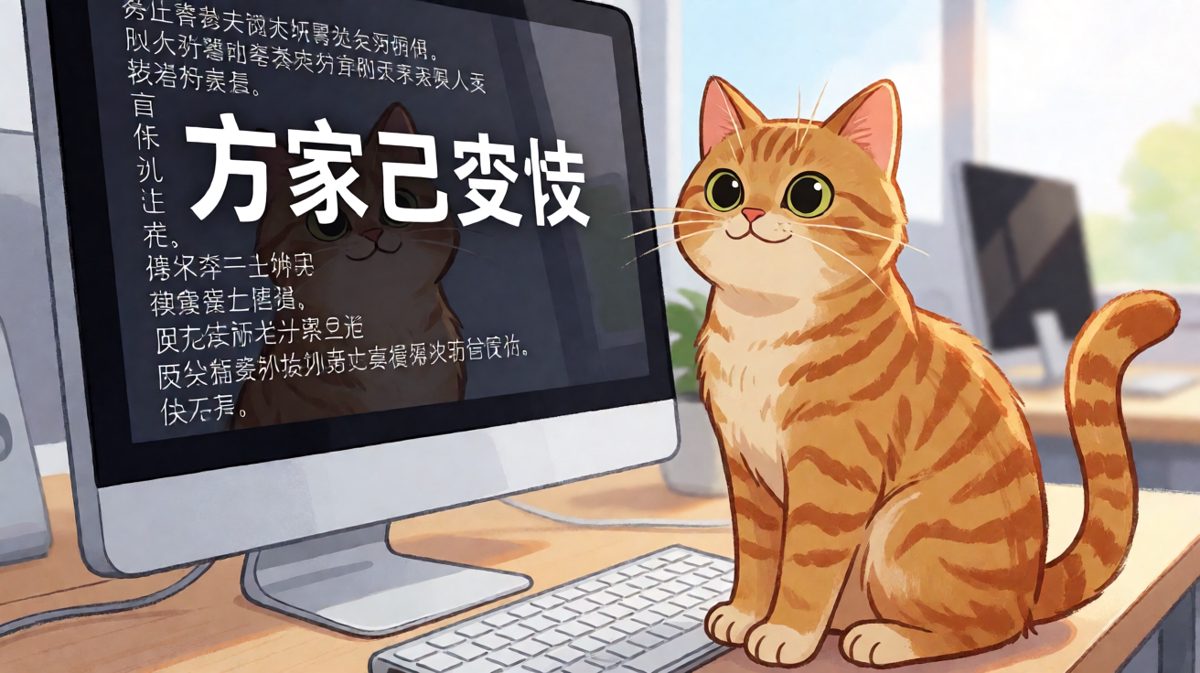 喵言喵语，专业代敲键盘二十年。