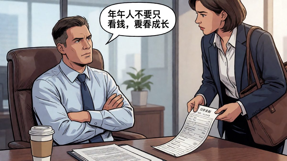 老板让你看成长，你把成长摆上了桌面