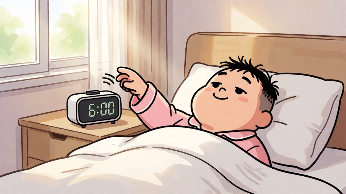 闹钟响了？按掉继续睡～