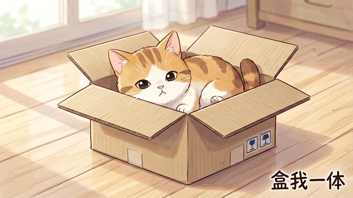 猫：只要箱子够小，我就能隐身