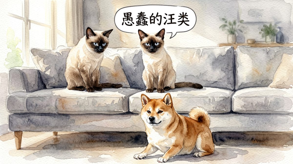 高冷猫咪的眼神杀，专治各种傻乐
