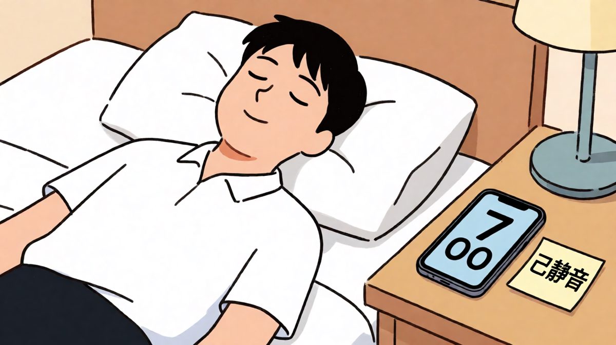 闹钟响了？不存在的，我被静音了