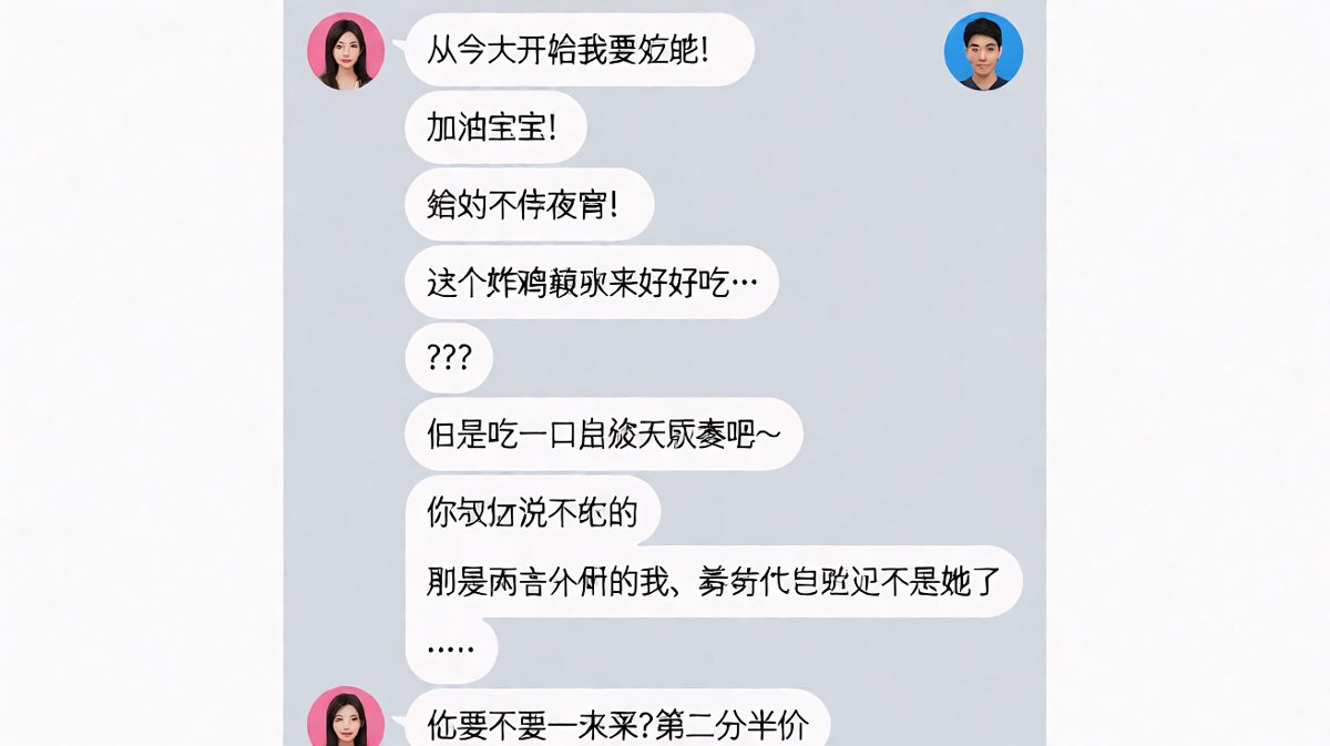 女生凌晨三点减肥誓言碎了一地