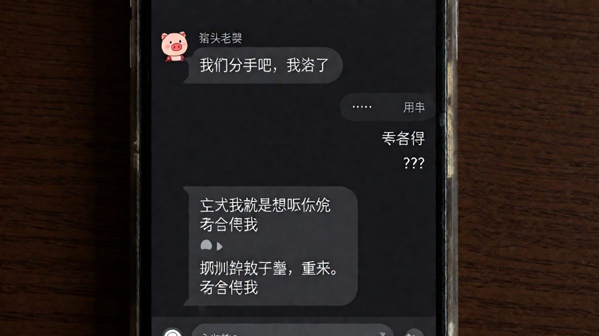 女朋友用分手试探，结果她自己先忘了是假的
