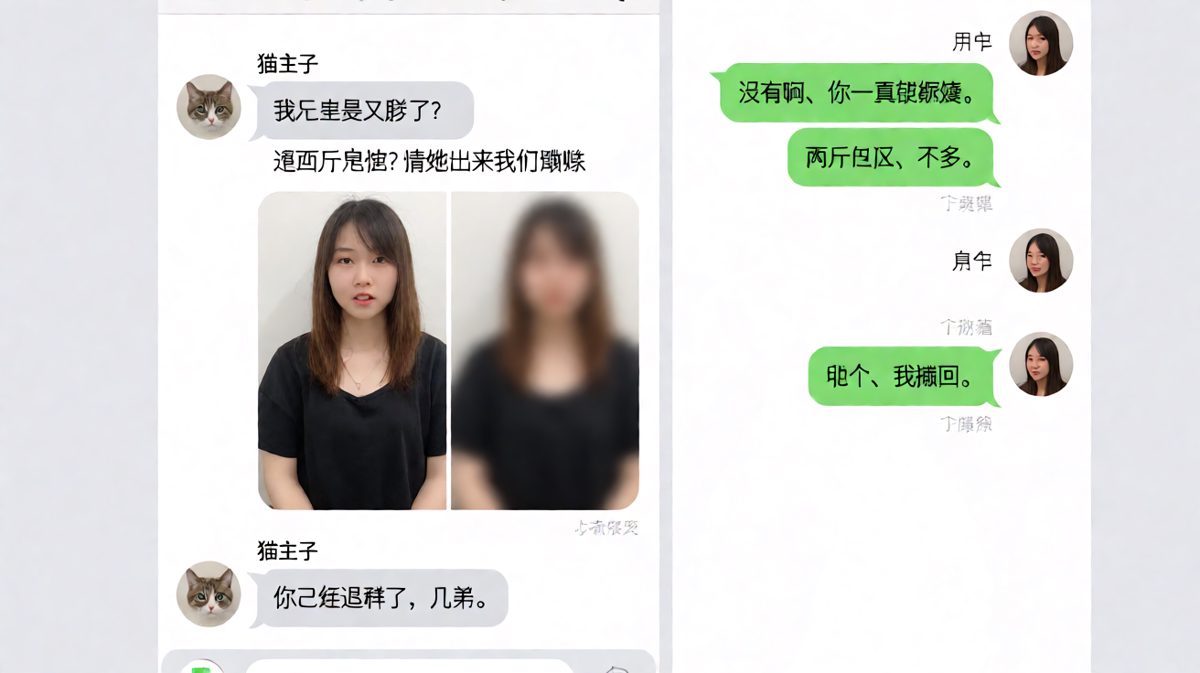 男朋友诚实回答女朋友体重问题，结果被反向吐槽