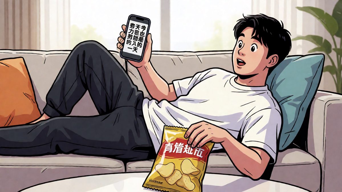 减肥视频看了，薯片也没停