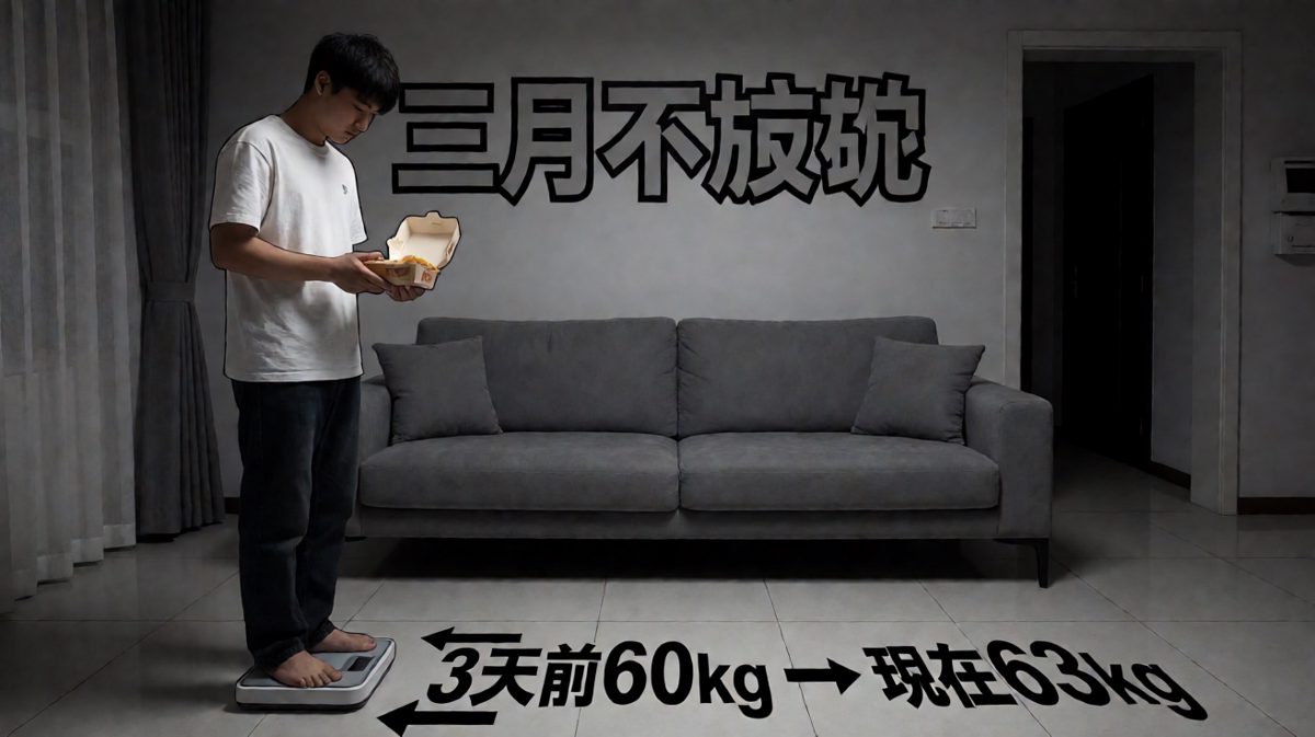 结局：三天过去，不仅没瘦，反而胖了三斤……
