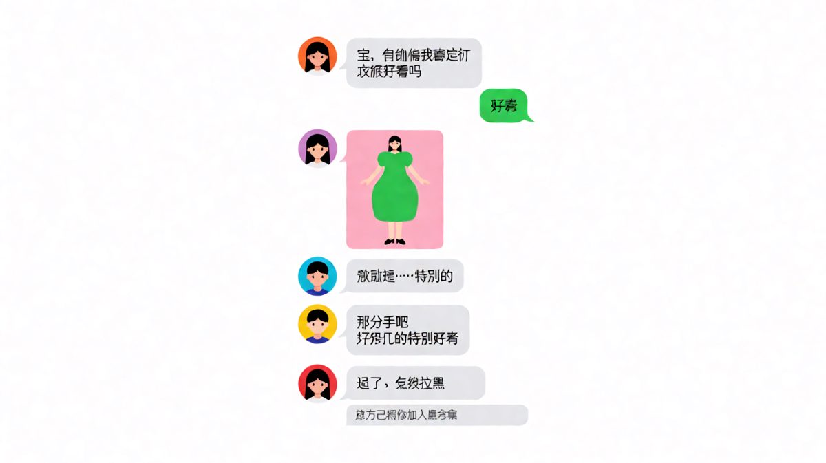 夸得好不如回答得好，一句话触发拉黑