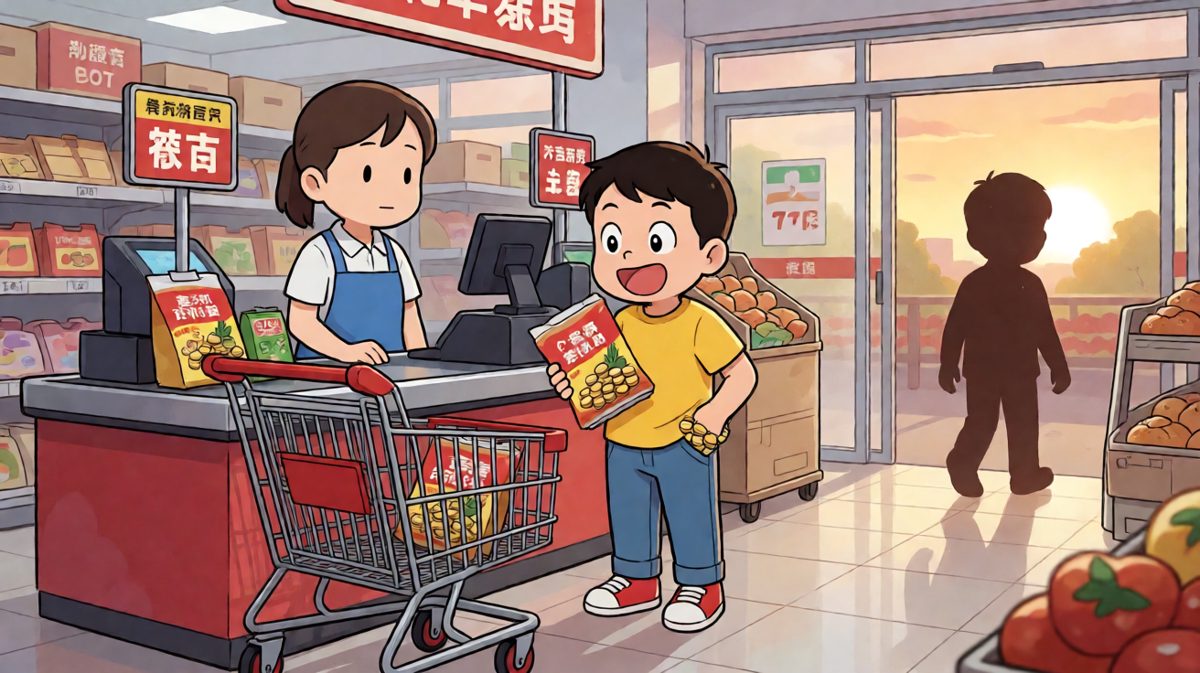 结账时发现钱不够