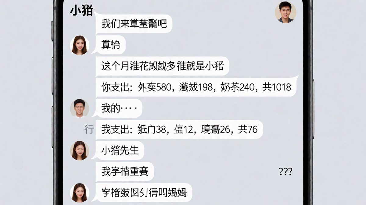 算完账之后他成了小猪