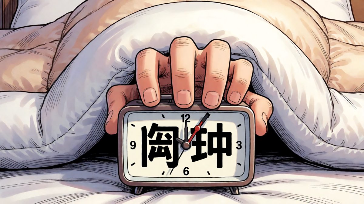 再睡五分钟，就五分钟。