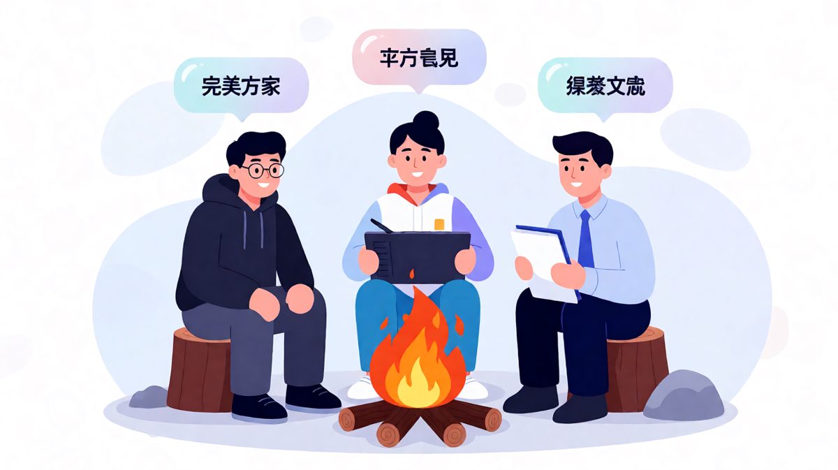 打工人深夜的篝火晚会