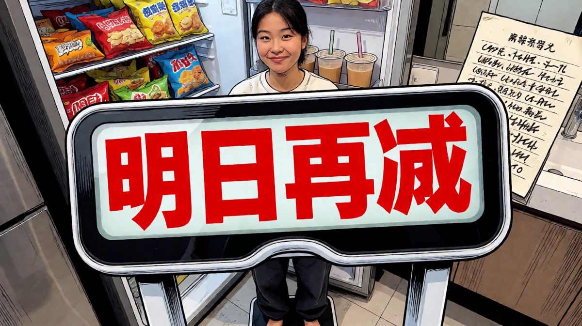 减肥嘛，明天再说，肚子不会等
