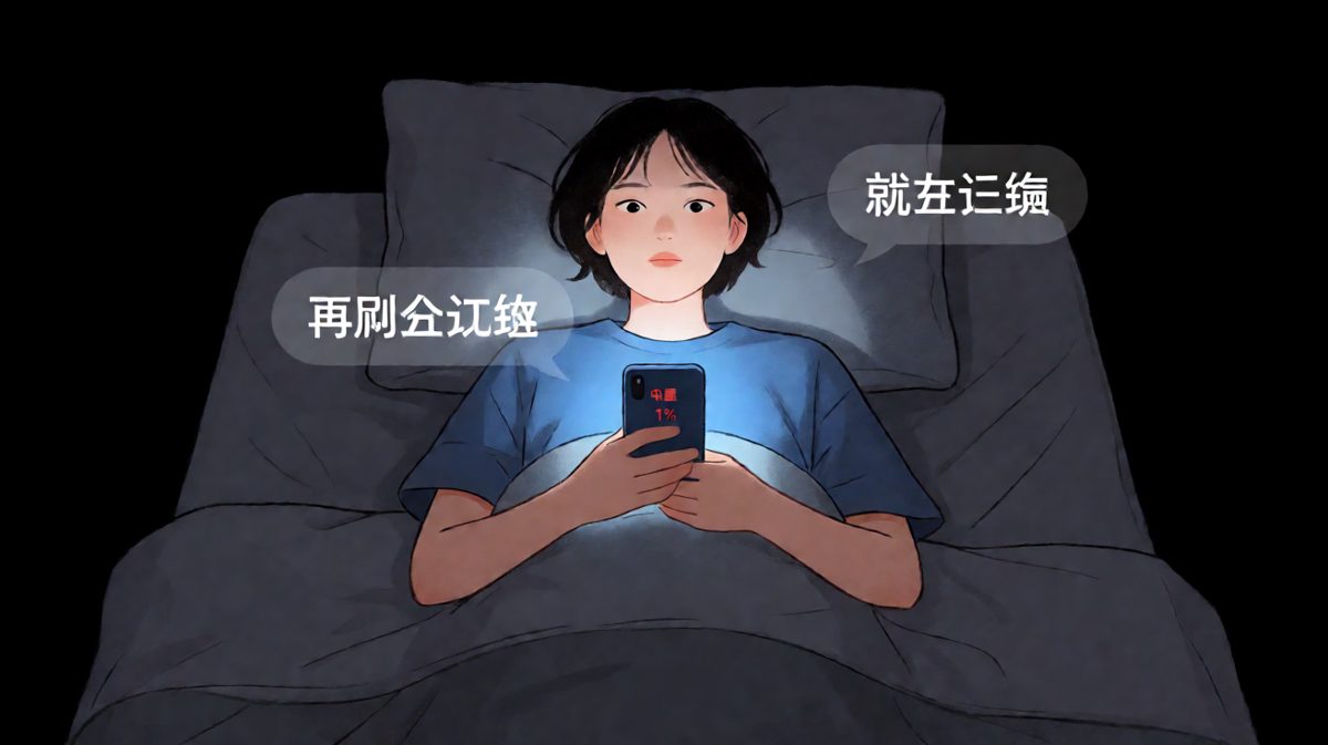 熬夜的人，是在和时间赛跑，赌自己第二天起得来
