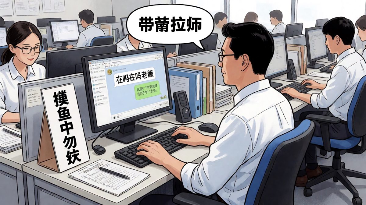 上班是为了赚钱，摸鱼是为了续命