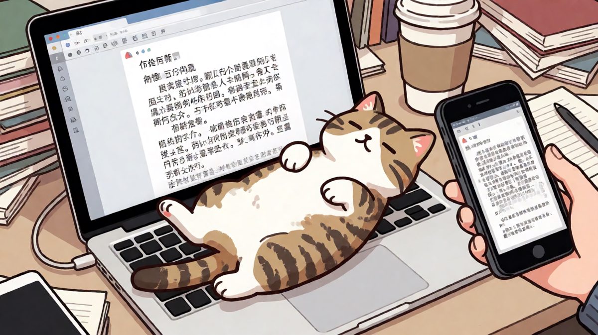 猫咪：这个发热的垫子是我的了