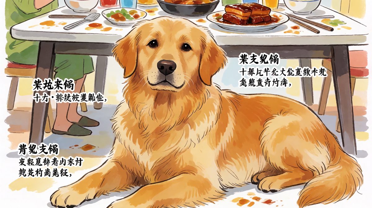 狗：不是我吃的，是肉自己跳进我嘴里的。
