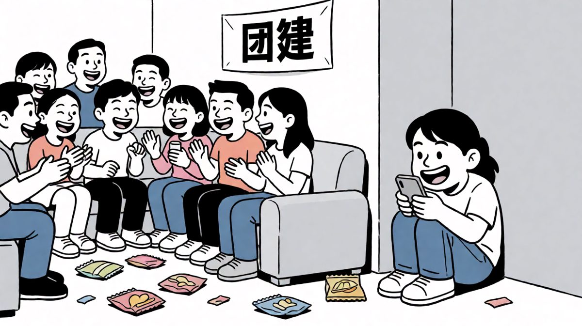 表面在笑，心里已排练好退场台词