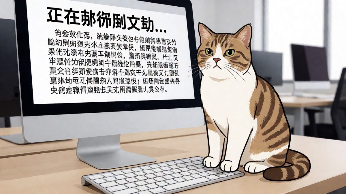 猫咪加班比你还努力，老板看了都感动